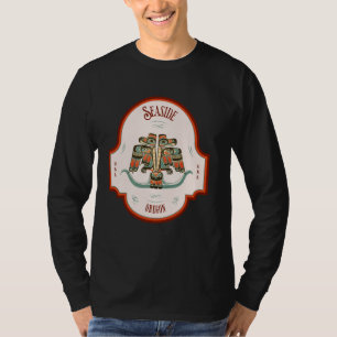 Seaside OR Thunderbird Totem Pacific Northwest Nat T-Shirt