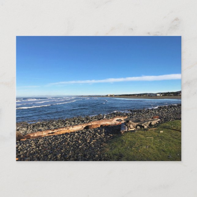Seaside, Oregon Coast Postcard (Front)