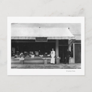 Seaside, Oregon View of Hoefler Ice Cream Shop Postcard