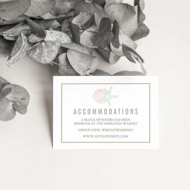 Seaside Pastels Hotel Accommodation Cards (Creator Uploaded)
