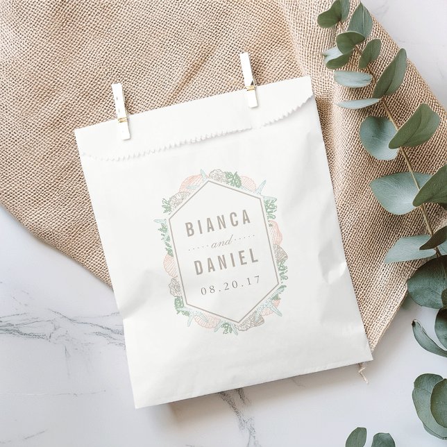 Seaside Pastels Wedding Favour Bags (Creator Uploaded)