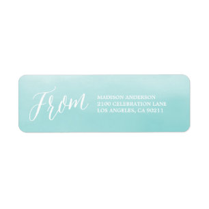 Seaside   Return Address Label