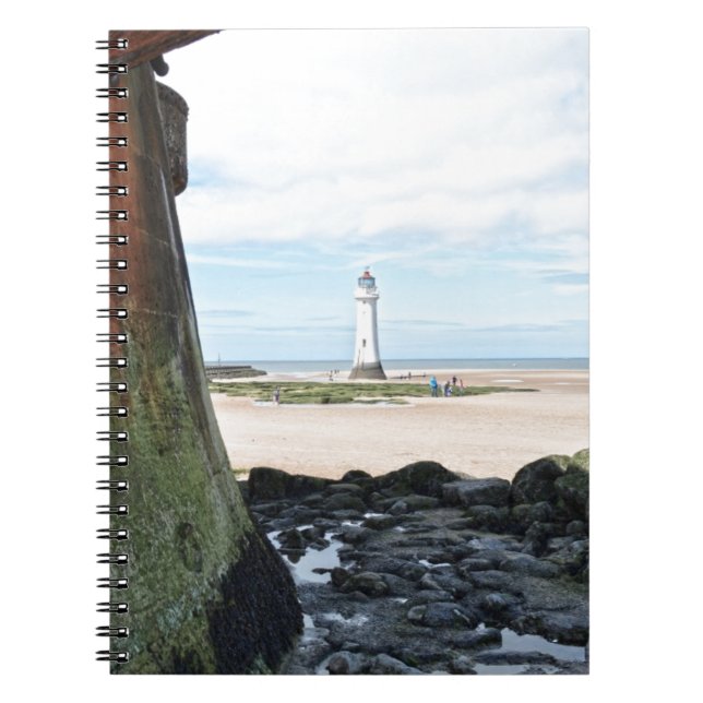 Seaside Scene.jpg Spiral Notebook (Front)