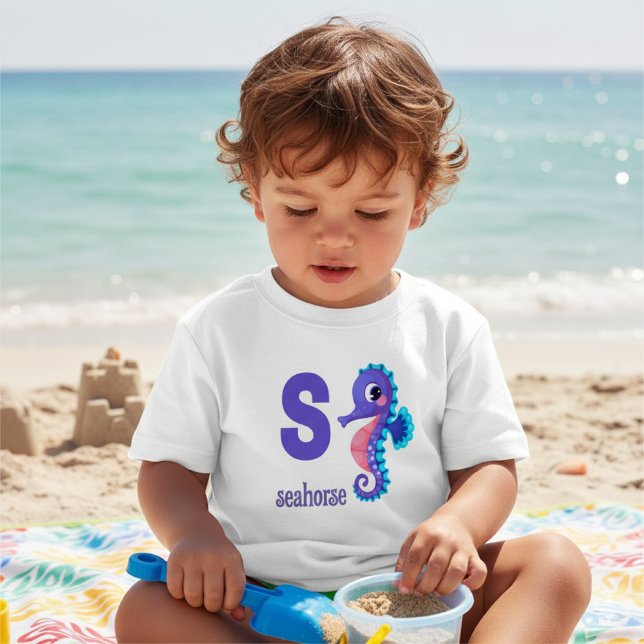 Seaside Seahorse Tee for Toddlers (Creator Uploaded)