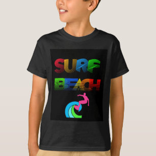 Seaside Serenity, Tranquil Surf Beach T-Shirt
