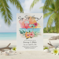 Seaside Sippin' | Tropical Beach Baby Shower