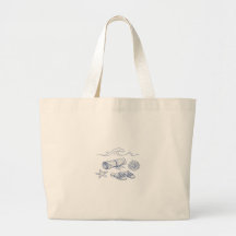 Seaside Sketch Tote