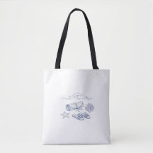 Seaside Sketch Tote