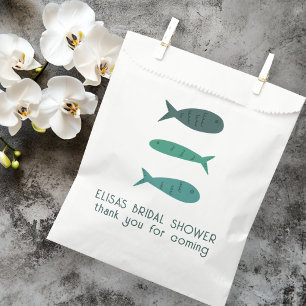Seaside Soiree Bridal Shower Fish Sardines CUSTOM Favour Bags