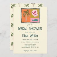 Seaside Soiree Bridal Shower Modern Cute CUSTOM