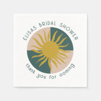 Seaside Soiree Bridal Shower Modern Cute CUSTOM