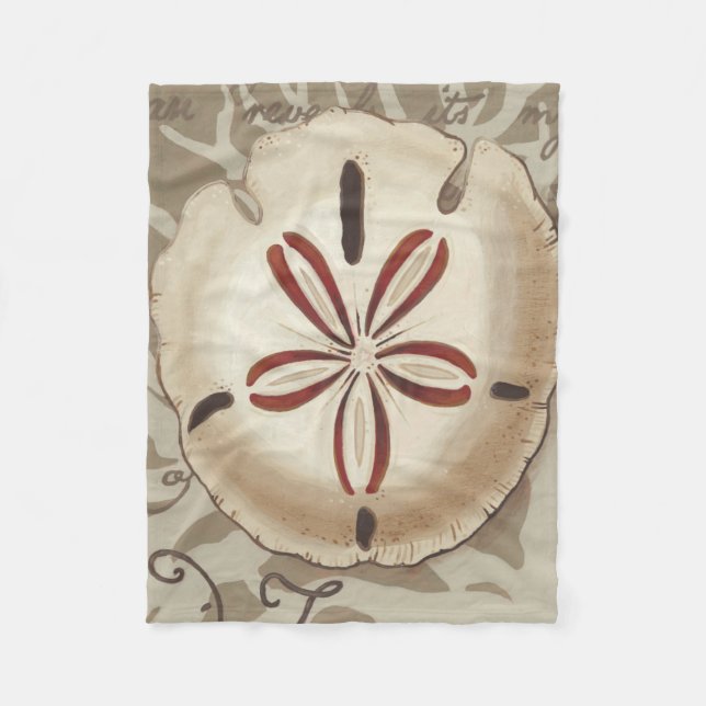 Seaside Sonnet III Fleece Blanket (Front)
