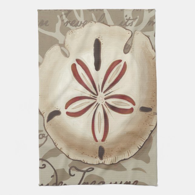 Seaside Sonnet III Tea Towel (Vertical)