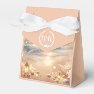 Seaside Sparkle and Sunset Dreams Wedding Favour Box