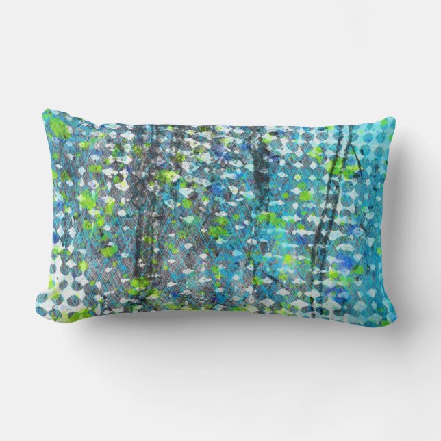 Seaside Storm Lumbar Cushion (Front)