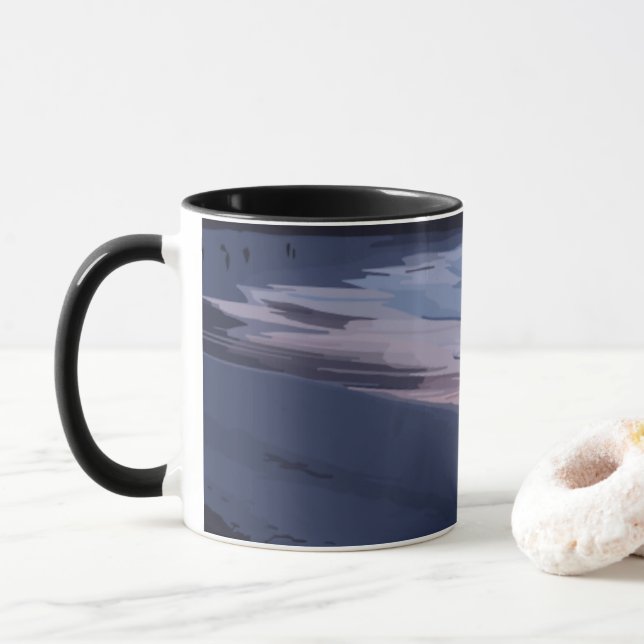 Seaside Twilight Mug (With Donut)