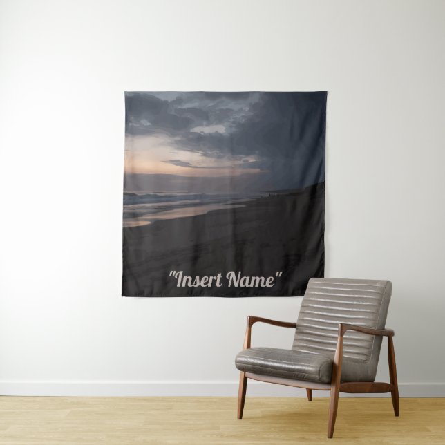 Seaside Twilight Tapestry (In Situ)