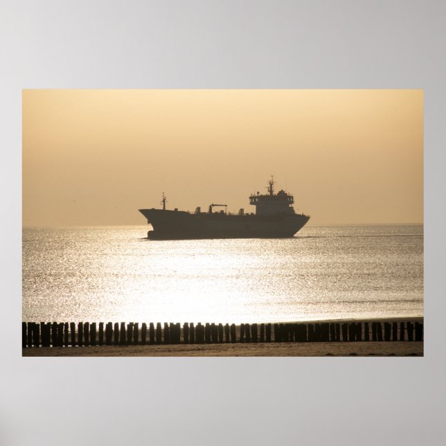 Seaside views - ship poster (Front)