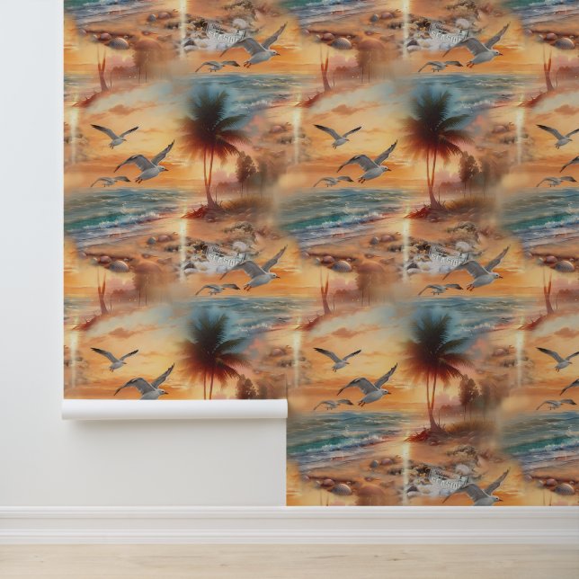 Seaside Wedding Celebrations on the Beach Wallpaper (Application)