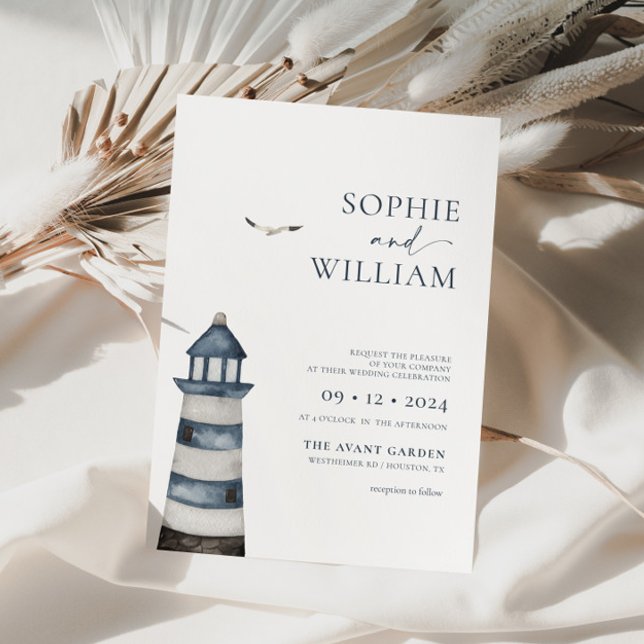 Seaside Wedding Invitation (Creator Uploaded)