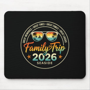Seaside Weekend 2026 Family Trip 2026 Summer Mouse Pad