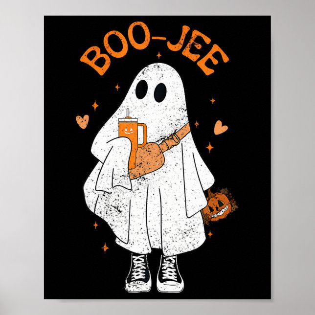 Season Cute Ghost Halloween Boujee Boo Jee  Poster (Front)