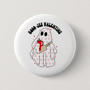 Season Cute Ghost Valentine Costume Boujee Boo-jee 6 Cm Round Badge