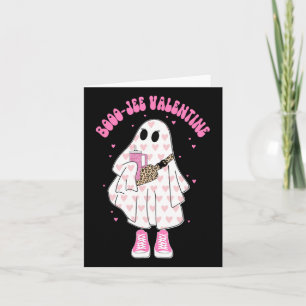 Season Cute Ghost Valentine Costume Boujee Boo-jee Card