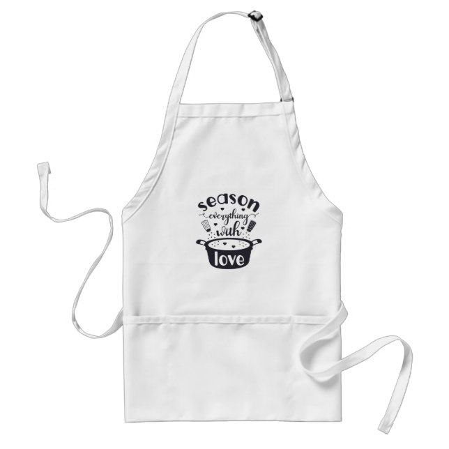 Season Everything with Love apron (Front)