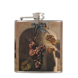SEASON FRUITS,PROSPERITY/GRAPES,GRAPE VINES,Yellow Hip Flask
