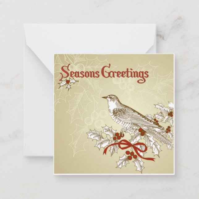 Season greetings card (Front)
