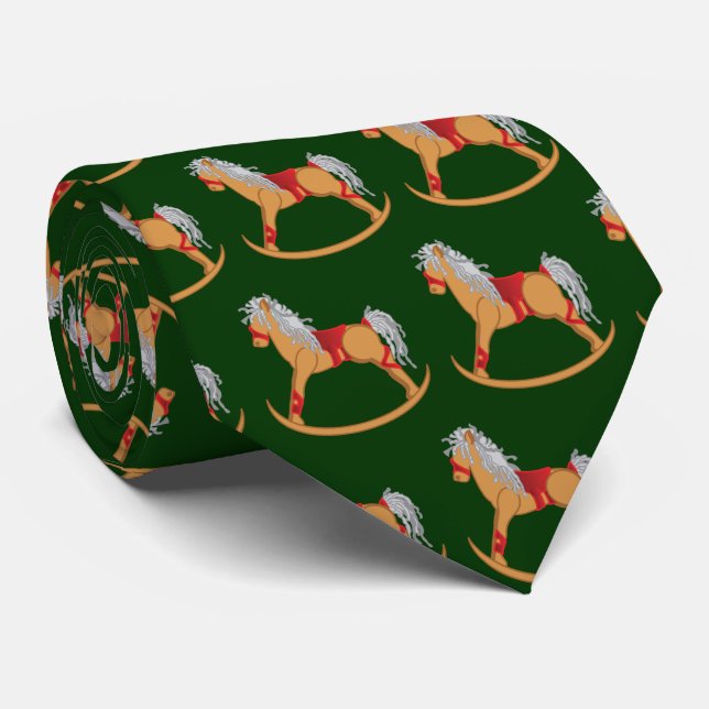 Season Greetings: Rocking Horse Tie (Rolled)