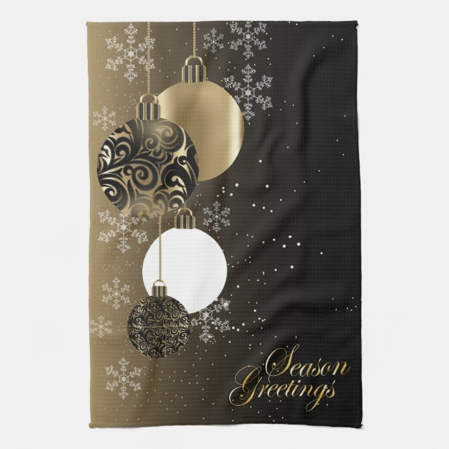 Season Greetings Tea Towel (Vertical)