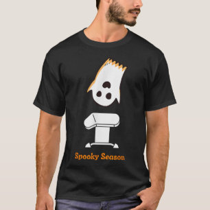 Season Halloween Cute Ghost Gymnast Vault Gymnasti T-Shirt