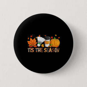 Season Leopard Pumpkin Badminton Halloween Fall Le 6 Cm Round Badge