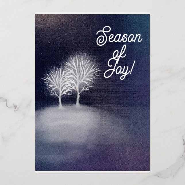 Season of joy silver night landscape (Front)