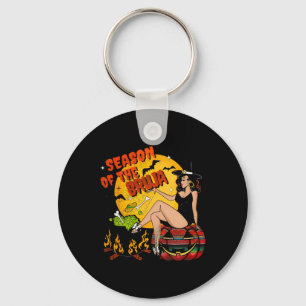 Season Of The Bruja Halloween Key Ring