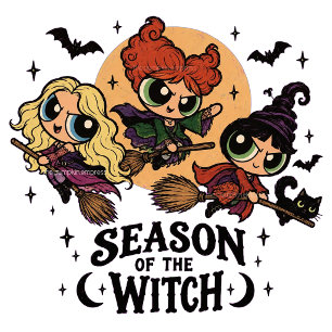 Season Of The Witch - Cute Halloween Witch Sisters