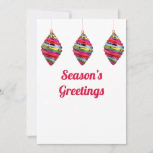 Season’s Greetings Christmas Card