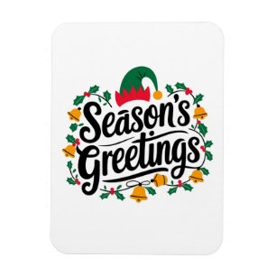 Season´s greetings Christmas Magnet