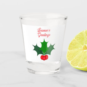 Season’s Greetings Shot Glass
