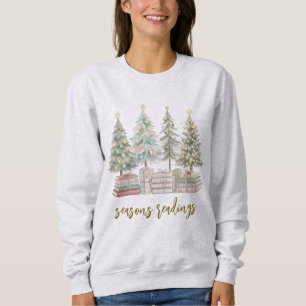 Season’s Readings Christmas Book Lover Sweatshirt