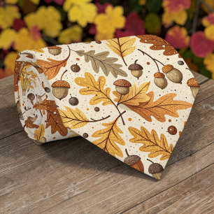Seasonal Autumn Fall Harvest Necktie Tie