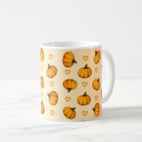 Seasonal Autumn Fall Pumpkin Cute Trendy Pattern 