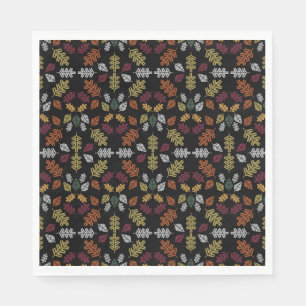 Seasonal Change Autumn Leaf Fall Napkin