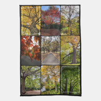 Seasonal Colors of Nature Mix of Trees - Artistree Tea Towel