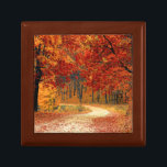 Seasonal colours of Autumn Gift Box<br><div class="desc">Beautiful fall colours in nature,  a walk through the woods</div>