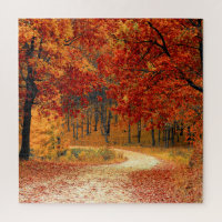 Seasonal colours of Autumn Throw Pillow