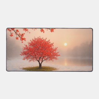 Seasonal Contrast Desk Mat