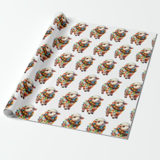 Seasonal Creatures Delight Wrapping Paper